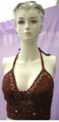 Exotic indonesia direct fashion apparel store supplies handcrafted thread art halter top with sequin design 