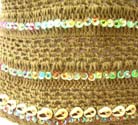 Trendy indonesian seashell and sequin crochet halter top from fashion resort wear manufacturing export company