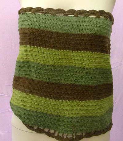 Beauty club wear catalog distributor exports Tube top, crochet summer shirtwith needle work design  