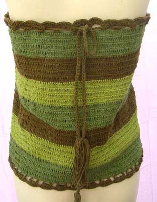 Beauty club wear catalog distributor exports Tube top, crochet summer shirtwith needle work design  