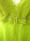 Beach resort wear manufacturing wholesale distributor supplies Ladies handmade crochet teddy with drawstring at empire waist