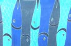 Ocean fish motif sarong scarf from beach apparel supply exchange gallery company