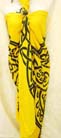 Tropical clothing supply retail store exports Celtic cross motif on  balinese fashion sarong