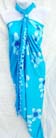Ladies summer fashion manufacturing company supplies Spring flower print pattern on  maui wrap dress