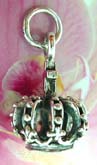 Cross on top carved-our drown shape  Thailand made solid sterling silver charm pendant 