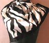 Mystic white black path pattern design fashion polyetser neckchief