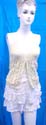 Fully lined filp triangle shape top opened under bra top part, tie at top, randomly picked by our staffs
