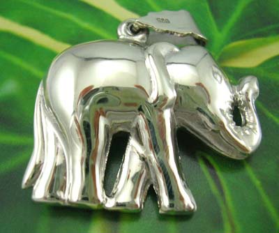 Fashion elephant pendant accessory wholesaler sterling silver elephant pendant  