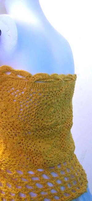 Lady's online store supplier manufacturing assortment design ladies crochet summer top