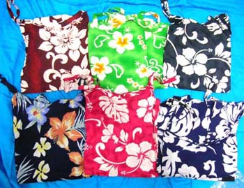 Online clothing warehouse wholesale hibiscus summer ladies dress 