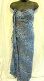 Pareo wrap manufacturer supplies crafted gold coral reef print on Balinese, sexy sarong dress