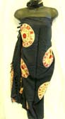 Handmade rayon dress supplier manufactures Balinese symbol design fashion sarong