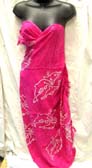 Retail shopping catalog, dolphin theme on high fashion bali wear sarong cover up from online distributor