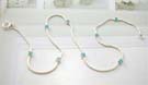 Cz anklet sterling silver Christmas shop wholesale supply sterling silver anklet with multi mini blue Cz 
