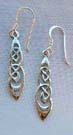 Wholesale Celtic designer Irish art trendy sterling silver earrings