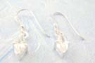 Fashion lady jewelry custume supply wholesaler sterling silver olive earrings with clear cz