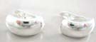 Fashion jewelry online purchase supplier bold band sterling silver earrings