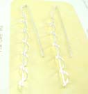 US jewelry fashion wholesaler sterling silver thread earrings