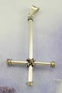 Religious gift fashion jewelry pendant wholesaler in sterling silver solid Cross pendant