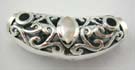 Shop for mother of pearl inlay jewelry pendant manufacturer supply sterling silver pendant slide in filigree design with olive white mother-of-pearl 
