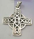 Wholesale supplier for Celtic cross jewerly fashion online - 925 sterling silver cross Celtic knot pendant