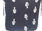Fish black long skirt